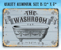 The Washroom - Metal Sign