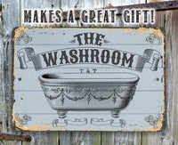 The Washroom - Metal Sign
