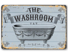 The Washroom - Metal Sign