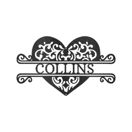 Fancy Heart Personalized Gifts - Custom Metal Sign