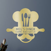 Home Chef Personalized Gifts - Custom Metal Sign