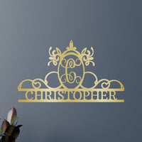 Initial and Name Personalized Gifts - Custom Metal Sign