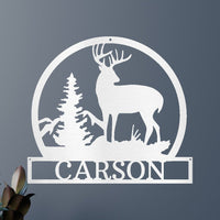 Outdoor Buck Personalized Gifts - Custom Metal Sign