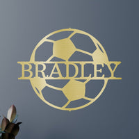 Soccer Personalized Gifts - Custom Metal Sign