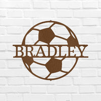 Soccer Personalized Gifts - Custom Metal Sign