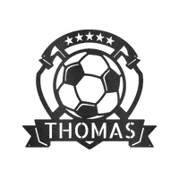 Soccer Plaque Personalized Gifts - Custom Metal Sign