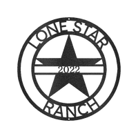 The Lone Star State Symbol Personalized Gifts - Custom Metal Sign