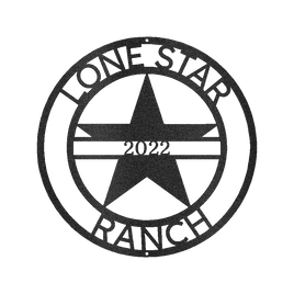 The Lone Star State Symbol Personalized Gifts - Custom Metal Sign