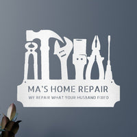 Tool Time Personalized Gifts - Custom Metal Sign