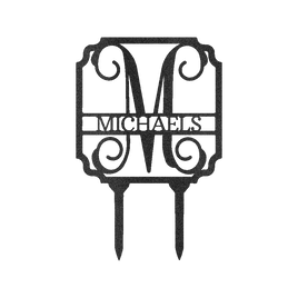 Vine Stake Personalized Gifts - Custom Metal Sign