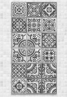 Mexican Tile Grey Shades - Canvas