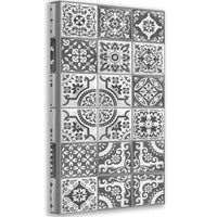 Mexican Tile Grey Shades - Canvas