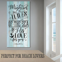 Mightier Than The Waves - Canvas
