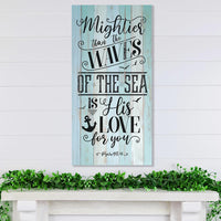 Mightier Than The Waves - Canvas