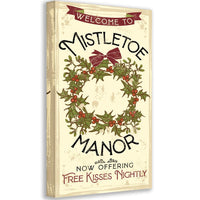 Mistletoe Manor - Canvas