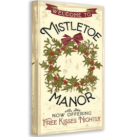 Mistletoe Manor - Canvas