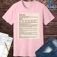 Mom DND Shirt - Funny Stat Block