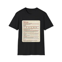 Mom DND Shirt - Funny Stat Block
