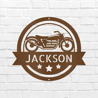 Motorcycle Personalized Gifts - Custom Metal Sign