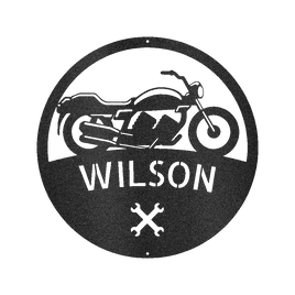 Motorcycle Personalized Gifts - Custom Steel Sign