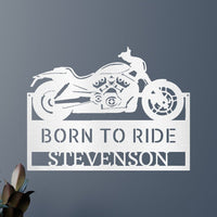 Motorcycle Decor - Custom Metal Sign