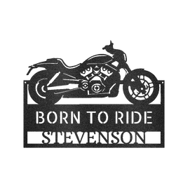 Motorcycle Decor - Custom Metal Sign