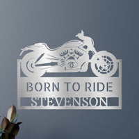 Motorcycle Decor - Custom Metal Sign