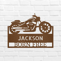 Motorcycle Personalized Gifts - Custom Metal Sign