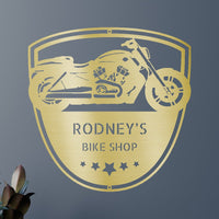 Motorcycle Wall Art - Custom Metal Sign