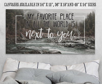 My Favorite Place In All The World - Canvas