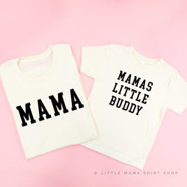 Mama - Varsity / Mama's Little Buddy - Set of 2 Tees