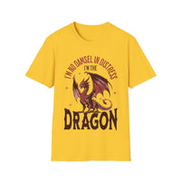 No Damsel In Distress Dragon Feminism Shirt