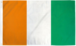IVORY COAST FLAG POLY 3X5'