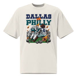 Cowboys vs Eagles "Rivalry" White T-Shirt