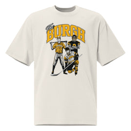 Pittsburgh "Hometown Heroes" Oversized White T-Shirt