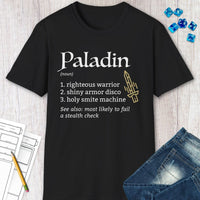 Paladin Class Definition D&D T-Shirt