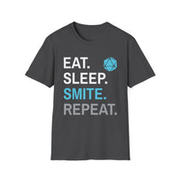 Paladin Smite T-Shirt – 'Eat, Sleep, Smite, Repeat'
