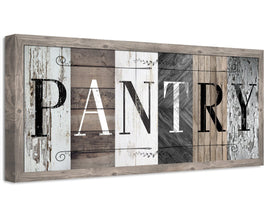 Pantry in Multi Pattern - Canvas