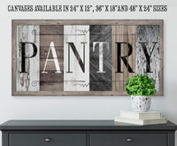 Pantry in Multi Pattern - Canvas