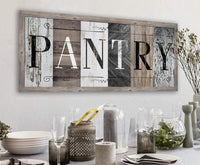 Pantry in Multi Pattern - Canvas