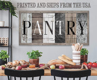 Pantry in Multi Pattern - Canvas