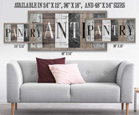 Pantry in Multi Pattern - Canvas