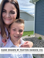 Trout Chart - Hand Drawn - Child Long Sleeve Tee