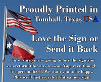 Peace Love Chickens - Metal Sign