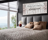 Personalized - Always and Forever - Canvas