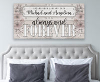Personalized - Always and Forever - Canvas