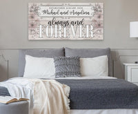 Personalized - Always and Forever - Canvas