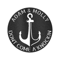 Anchor Plaque Personalized Gifts - Custom Metal Sign