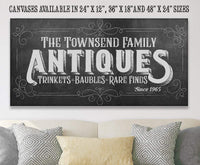 Personalized - Antiques - Canvas