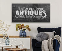 Personalized - Antiques - Canvas